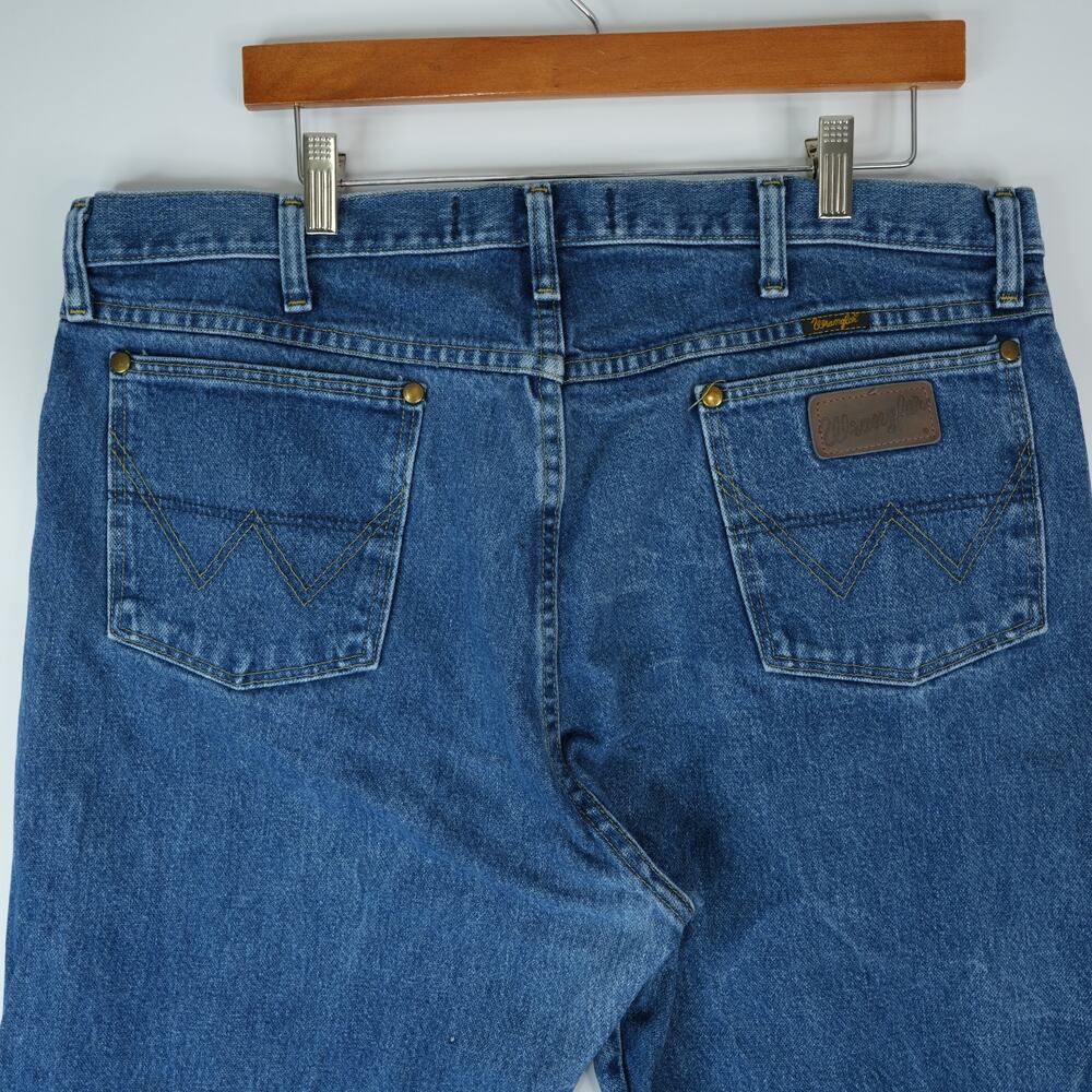 Wrangler Jeans Mens 38x36 Blue George Strait Cowboy Cut Original Fit 13MGSHD‎